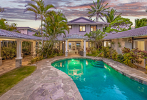 Best value on Kailua Beach!!! This spacious 4 bedroom 3 bath kama'aina style home is ready for occupancy! Two primary suites - one which takes up the entire 2nd floor with a private balcony overlooking the expansive yard going out to the beach. Large kitchen with easy access... (continued)